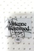 画像3: 【USED】Vivienne Westwood MAN / MAN ドビードット半袖シャツ ヴィヴィアンウエストウッド ビビアン44 白Xグレー 【中古】 I-24-02-17-023-bl-HD-ZI (3)