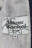 画像3: 【USED】Vivienne Westwood MAN /チェックベスト ヴィヴィアンウエストウッド ビビアン46 ネイビーチェック 【中古】 I-24-02-17-027-bl-HD-ZI (3)