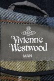 画像3: 【USED】Vivienne Westwood MAN / ケープコート ヴィヴィアンウエストウッド ビビアン ブルーチェック 【中古】 I-24-02-17-021-co-HD-ZI (3)