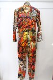 画像6: 【USED】Vivienne Westwood /graffiti print jumpsuit オールインワン ヴィヴィアンウエストウッド ビビアン   S/M パターン 【中古】 O-24-01-21-032-jc-YM-OS (6)