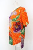 画像2: 【USED】Vivienne Westwood / /Russian Flower PT Tシャツ ヴィヴィアンウエストウッド ビビアン02 オレンジ 【中古】 O-24-04-07-042-ts-IG-ZH (2)