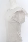 画像2: 【USED】Vivienne Westwood / 単色オーブ刺繍変形袖Tシャツ ヴィヴィアンウエストウッド ビビアン1 ライトグレー 【中古】 O-24-04-21-029-ts-YM-OS (2)