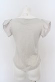 画像4: 【USED】Vivienne Westwood / 単色オーブ刺繍変形袖Tシャツ ヴィヴィアンウエストウッド ビビアン1 ライトグレー 【中古】 O-24-04-21-029-ts-YM-OS (4)