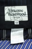 画像3: 【USED】Vivienne Westwood MAN / ストライプトラウザーズ ヴィヴィアンウエストウッド ビビアン   44 紺 【中古】 S-24-01-18-028-pa-AS-ZS (3)