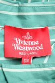 画像3: 【USED】Vivienne Westwood / ストライプフリルシャツ ヴィヴィアンウエストウッド ビビアン  グリーン 【中古】 S-24-01-18-007-bl-UT-ZS (3)