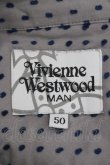 画像4: 【USED】Vivienne Westwood MAN / カットドビードット半袖シャツ ヴィヴィアンウエストウッド ビビアン   50 灰 【中古】 Y-23-12-27-041-bl-SZ-ZY (4)