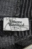 画像4: 【USED】Vivienne Westwood MAN / チェックジャガードポンチョ ヴィヴィアンウエストウッド ビビアン   F グレー 【中古】 Y-24-01-31-025-jc-SZ-ZY (4)