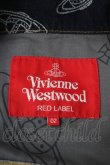画像4: 【USED】Vivienne Westwood / ORBジャカードデニム ビッグジャケット ヴィヴィアンウエストウッド ビビアン02 青 【中古】 Y-24-03-13-068-jc-SZ-ZY (4)