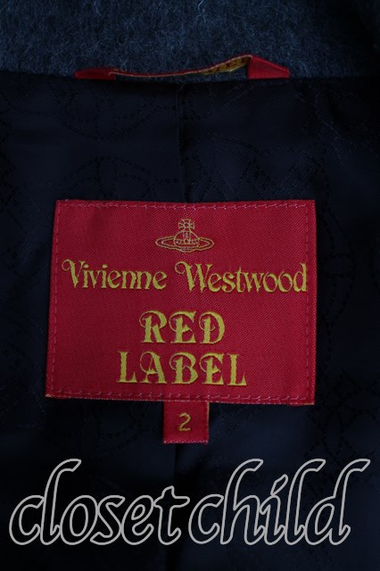 【USED】フロントアシメコート Vivienne WestwoodVivienne Westwoodヴィヴィアンウエストウッド ビビアン  H-23-01-22-071-co-IN-ZT-C4