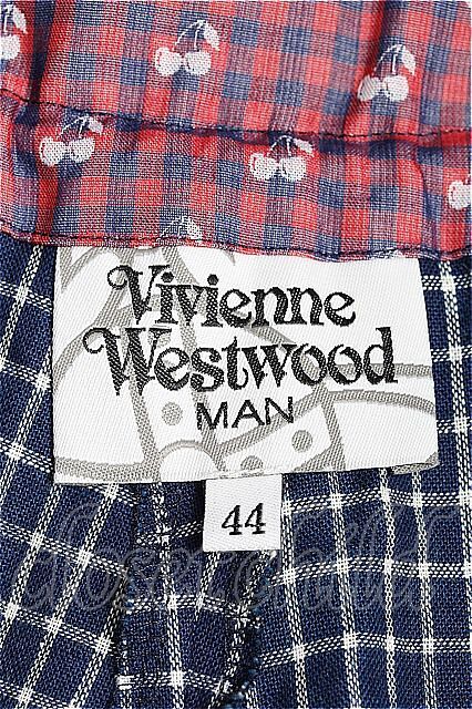 USED】 チェックカンガルーハーフパンツ Vivienne Westwood MANヴィヴィアンウエストウッド ビビアン 【中古】  closetchild Vivienne westwood古着専門店