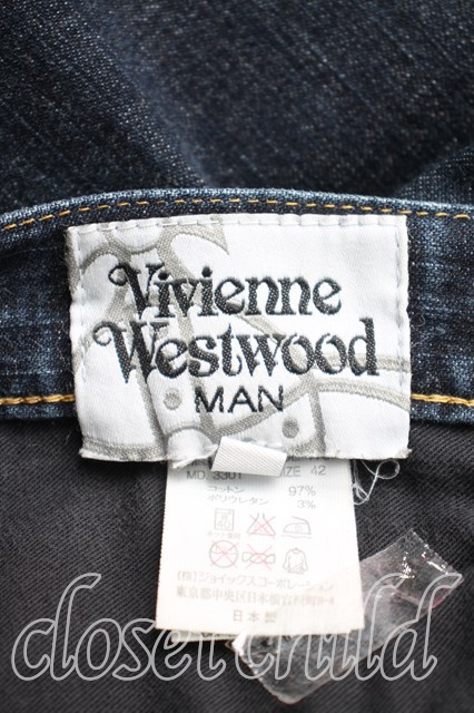 【USED】MAN スキニーデニム Vivienne Westwood MANVivienne Westwoodヴィヴィアンウエストウッド ビビアン  H-23-09-10-134-pa-OD-ZH