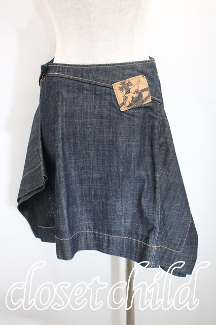 USED】Vivienne Westwood / SK/変形デニムスカートヴィヴィアン  