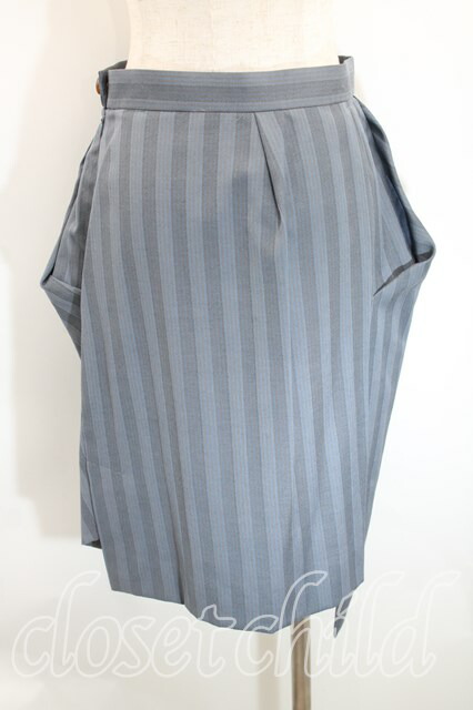 USED】Vivienne Westwood / ストライプ変形スカートヴィヴィアン  