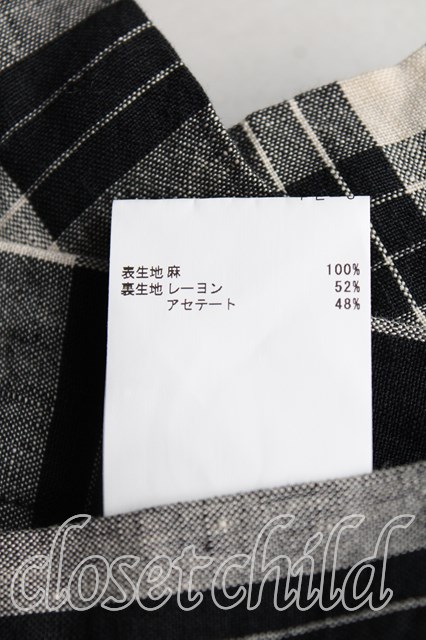 USED】Vivienne Westwood / タータンチェック変形スカートヴィヴィアン
