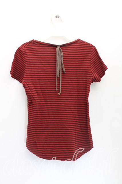 USED】Vivienne Westwood / 単色オーフ刺繍ボーダーTシャツ 