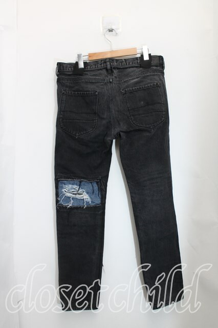 USED】ANGLOMANIA / ダメージ加工デニムパンツヴィヴィアンウエスト 