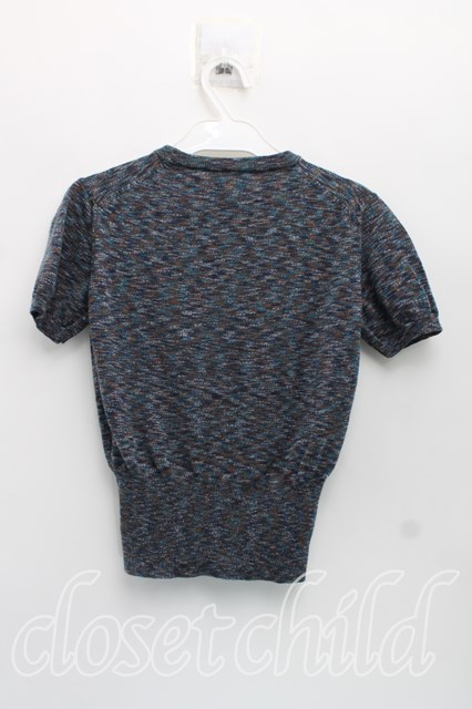USED】Vivienne Westwood / カラーオーブ刺繍半袖ニットヴィヴィアン 