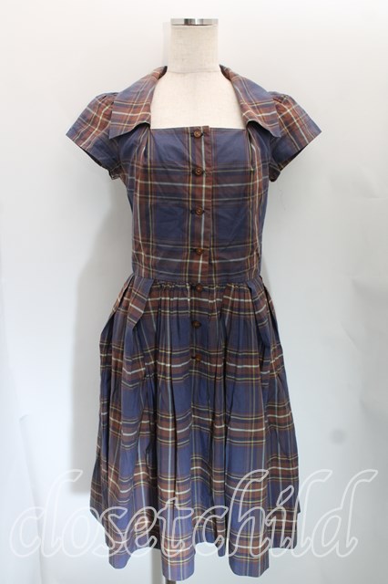 USED】Vivienne Westwood / タータンチェックワンピースヴィヴィアン 