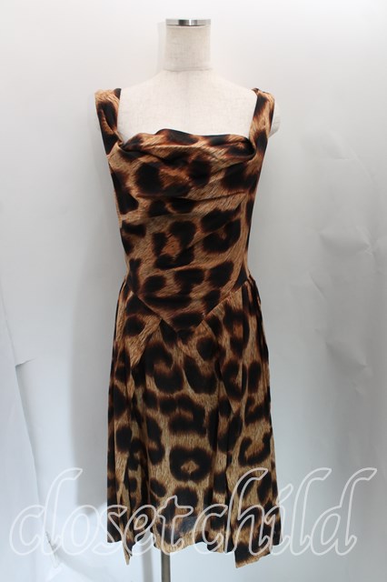 USED】Vivienne Westwood / レオパード柄ワンピースヴィヴィアン 