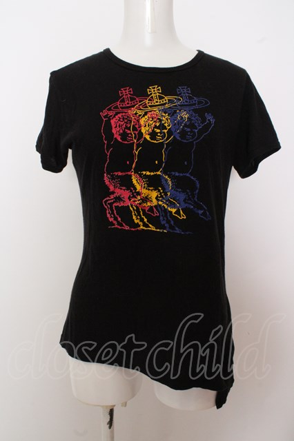 Vivienne Westwood サティアTシャツ ブラック-