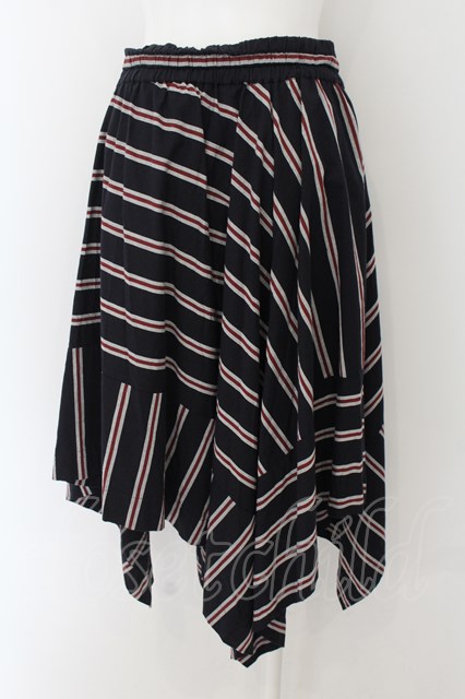 USED】Vivienne Westwood / レジメンタルストライプアシンメトリーヘム  