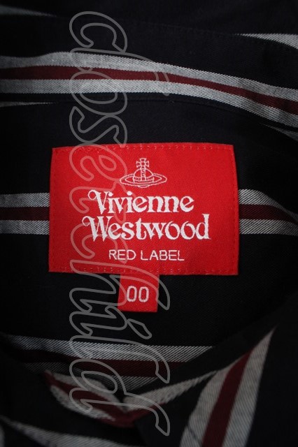 USED】Vivienne Westwood / レジメンタルストライプネクタイ付シャツ 
